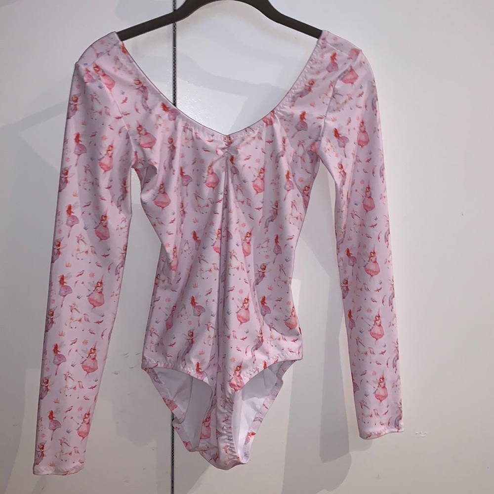 !!SOLD!!Chameleon Activewear leotard L front lining